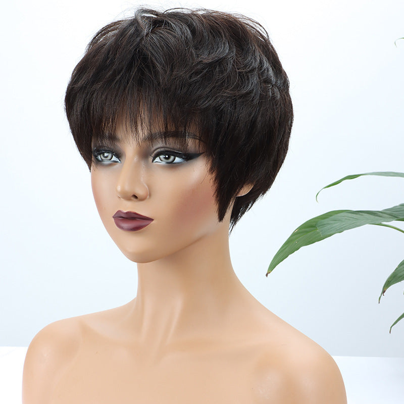 Women's Wig Sheath Texture Hot Dyeing