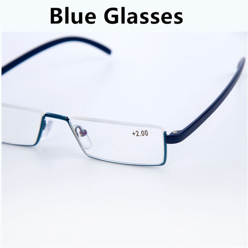 Half-frame Reading Glasses for Men and Women HD Comfortable and Elegant
