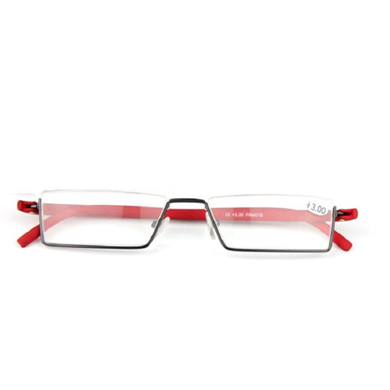 Half-frame Reading Glasses for Men and Women HD Comfortable and Elegant