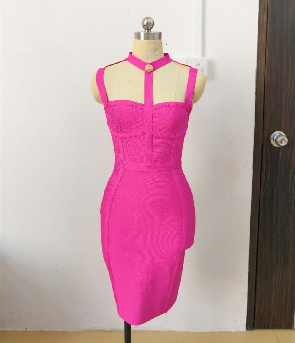 Summer Style Sexy Cut Out Button Stretchy