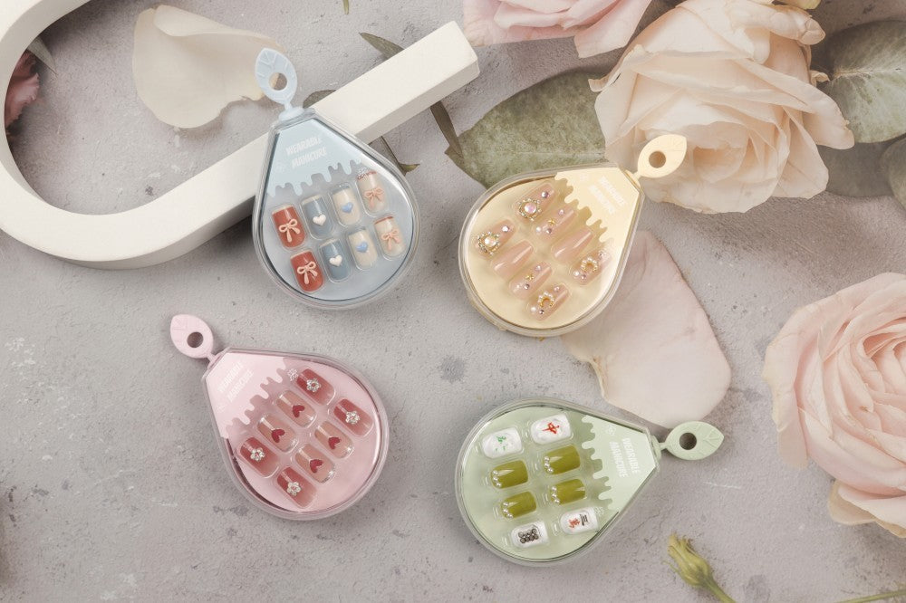 Cute And Sweet Luxury Hand-made Press On Nails 30pcs In Every Box