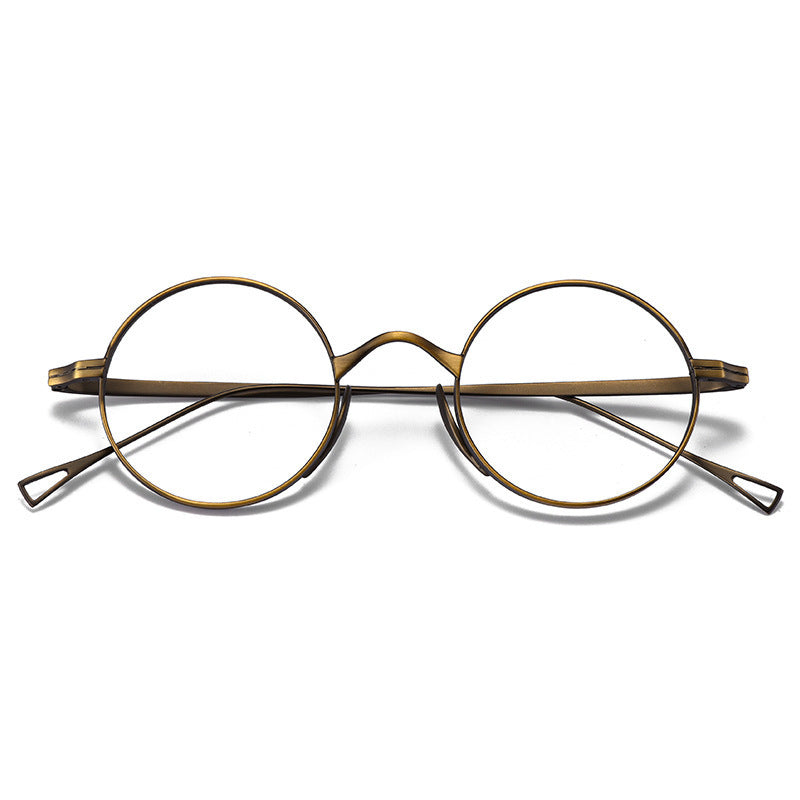 Vintage Pure Titanium Round Glasses Frame