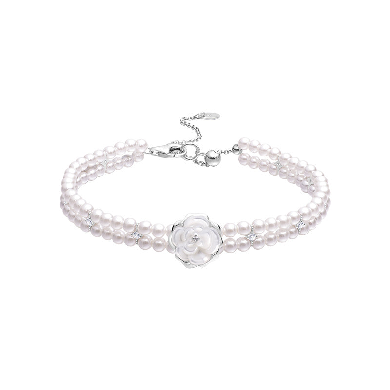 Moon Shadow Camellia Bracelet Spring And Summer Removable Twin