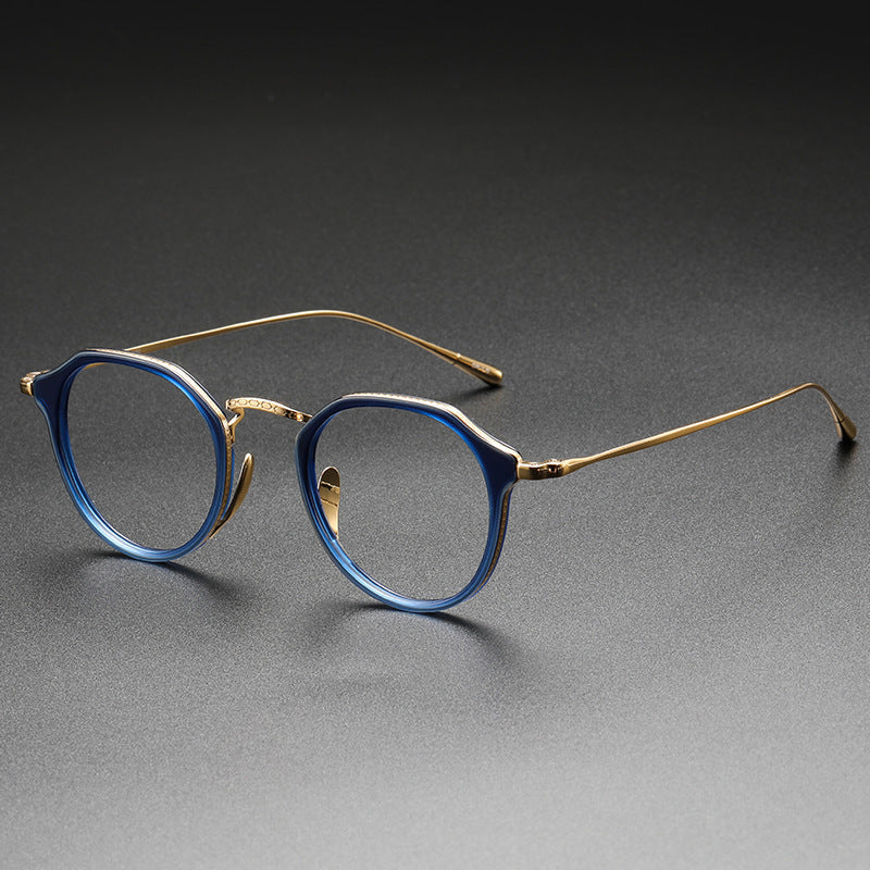 Japanese Titanium Frame Glasses Frame Special-interest Design Retro