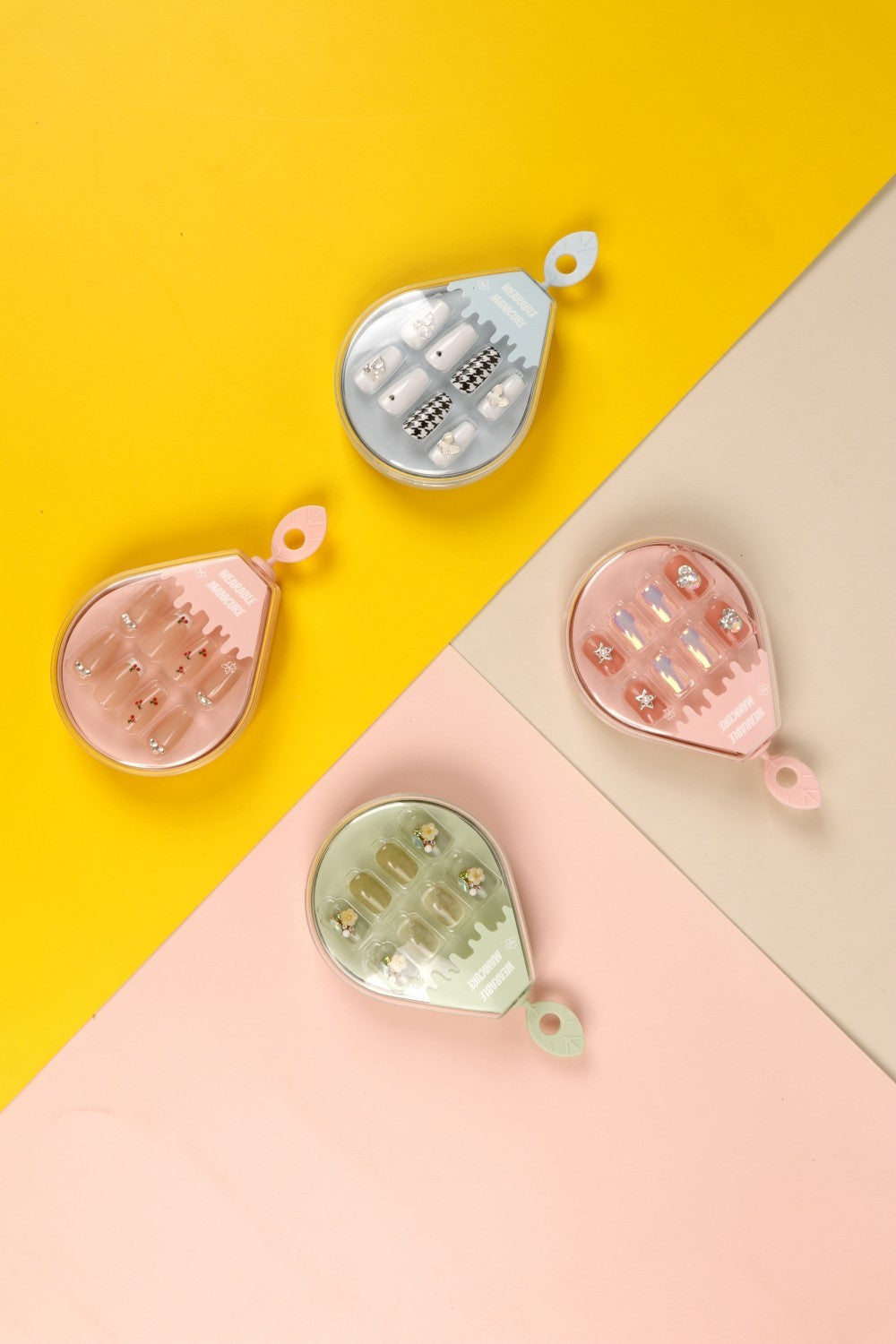 Cute And Sweet Luxury Hand-made Press On Nails 30pcs In Every Box