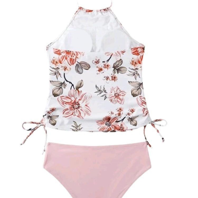 European And American Bikini Swimsuit Lady Sexy Printed Two-piece High Waist Swimsuit