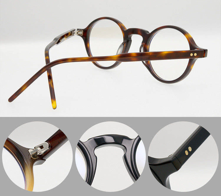 Art Male Personality Small Round Optical Glasses Frame Simple Trend
