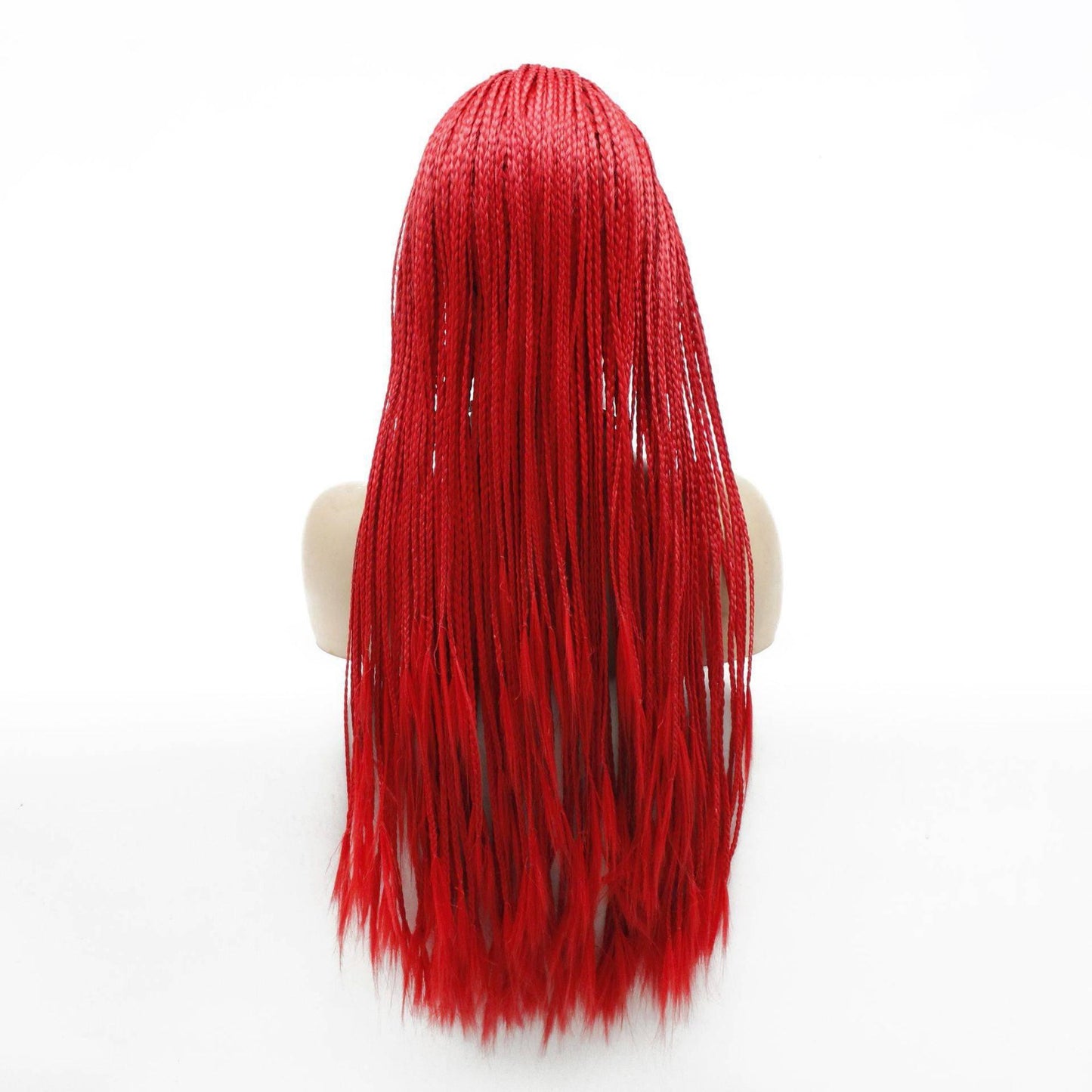 European Ladies Double Braided Wig Black