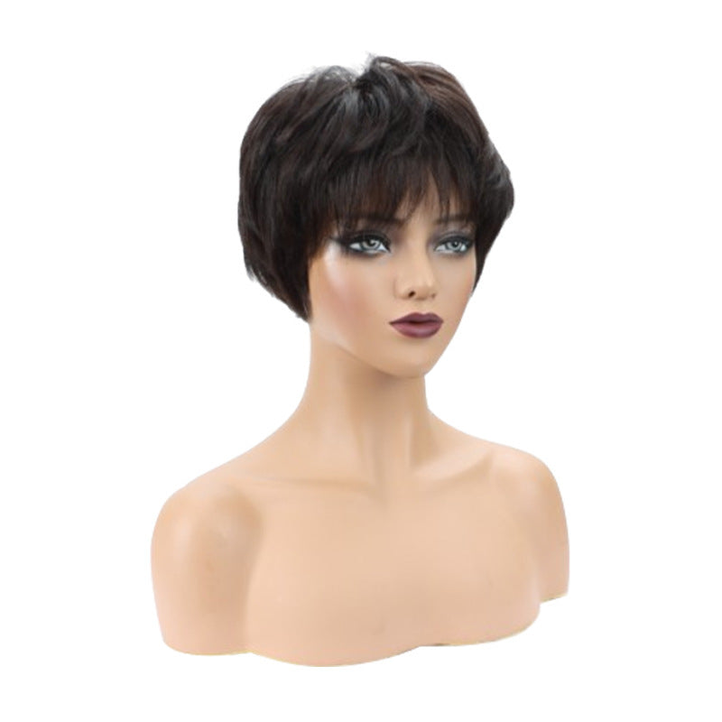 Women's Wig Sheath Texture Hot Dyeing
