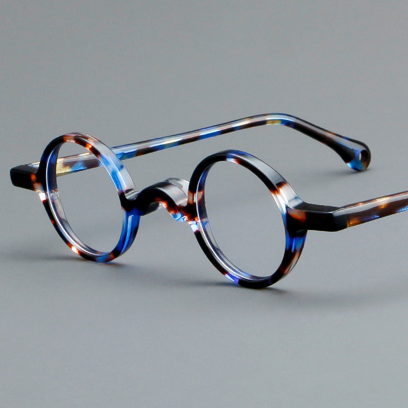 Acetate Frames Retro Round Glasses