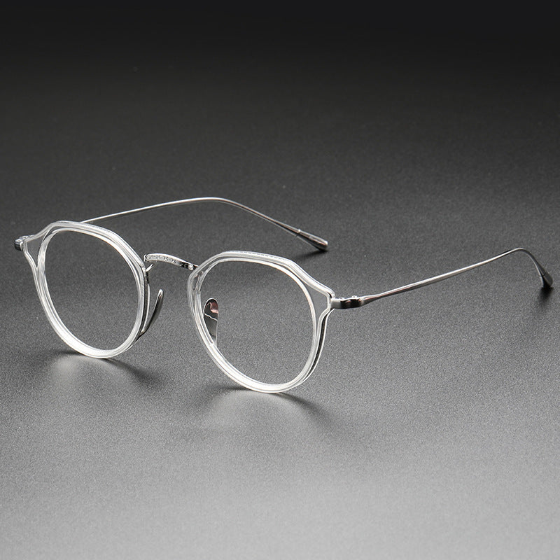 Japanese Titanium Frame Glasses Frame Special-interest Design Retro