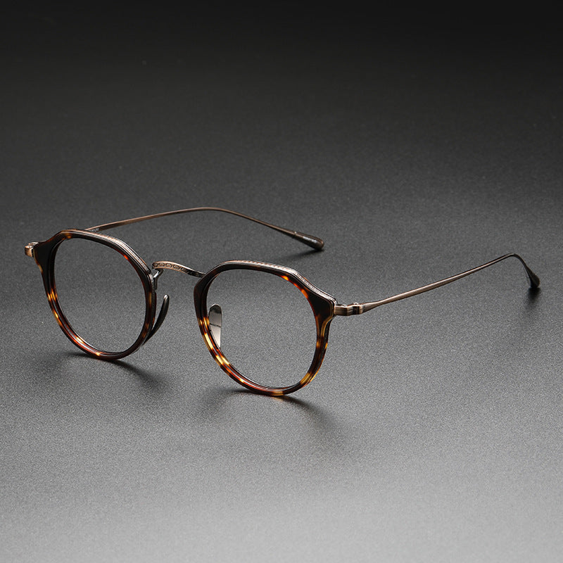 Japanese Titanium Frame Glasses Frame Special-interest Design Retro
