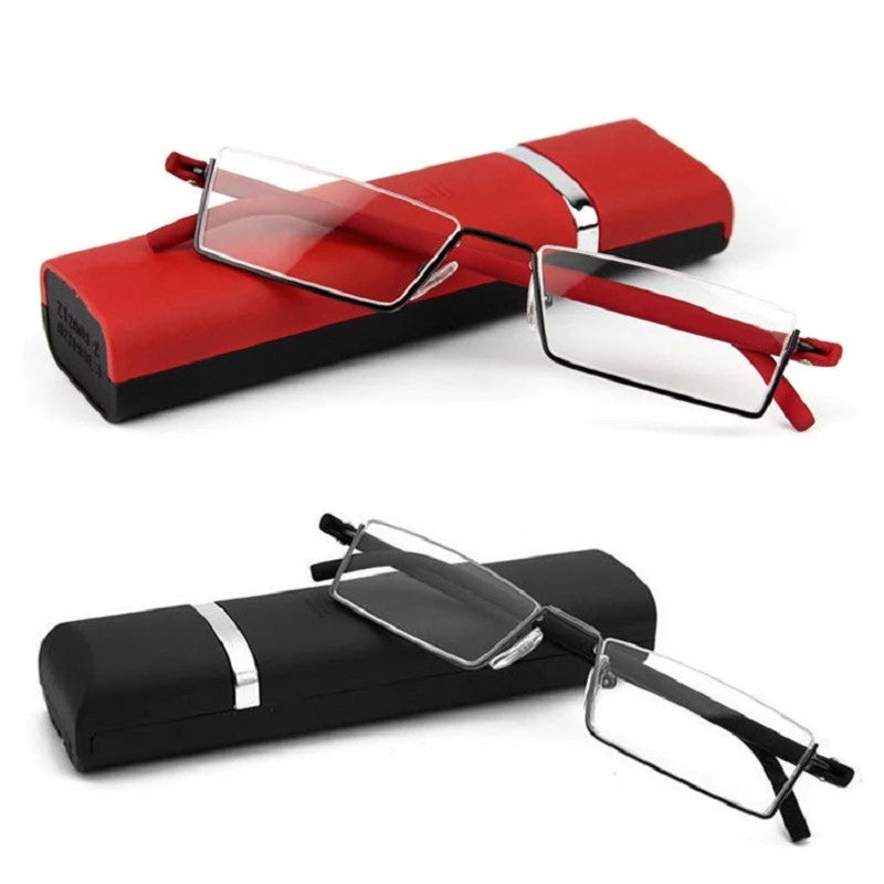 Half-frame Reading Glasses for Men and Women HD Comfortable and Elegant
