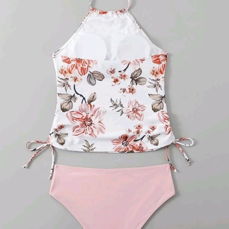 European And American Bikini Swimsuit Lady Sexy Printed Two-piece High Waist Swimsuit