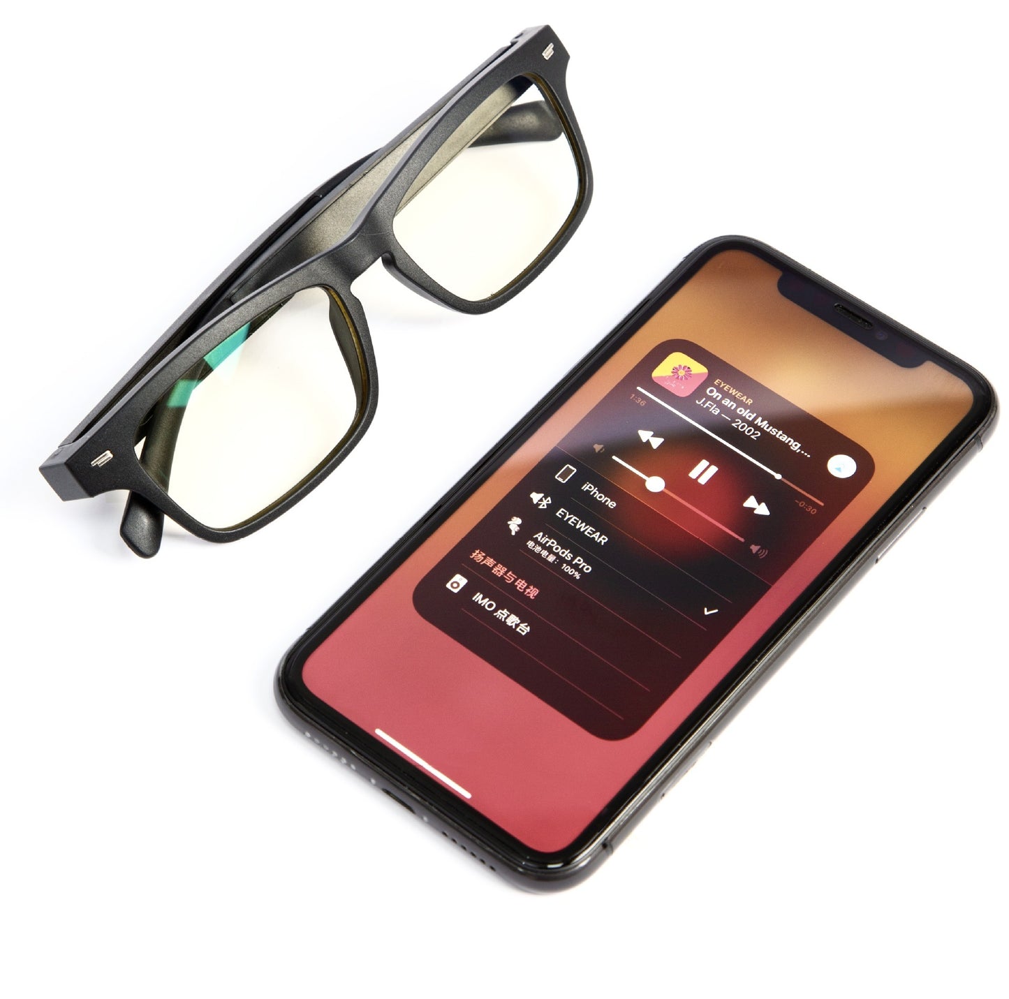 Smart Sunglasses Headphones Black Technology Can Call