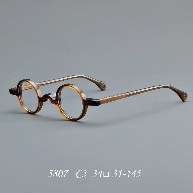 Acetate Frames Retro Round Glasses