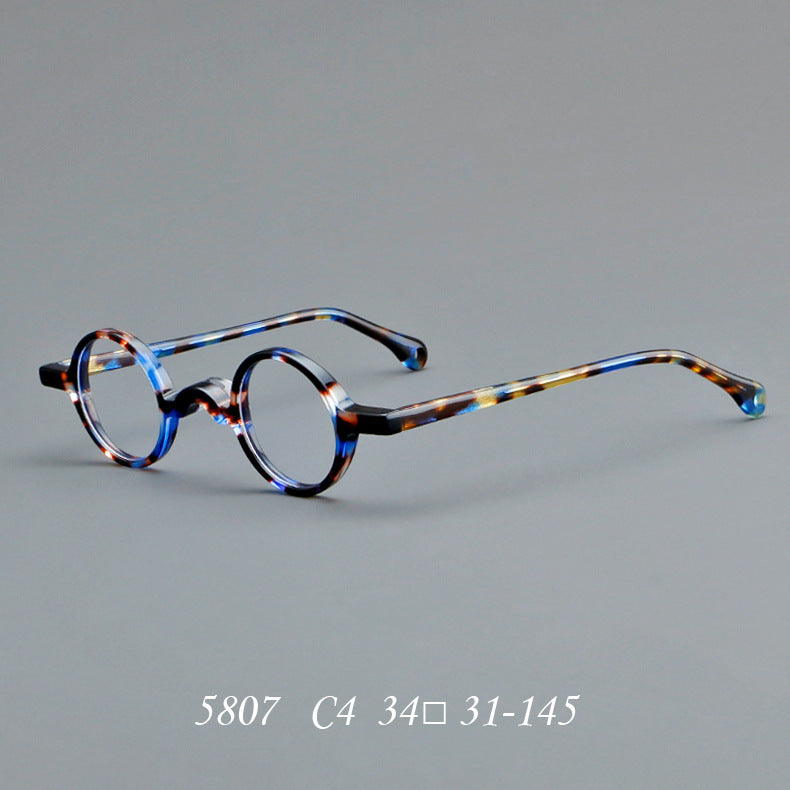 Acetate Frames Retro Round Glasses