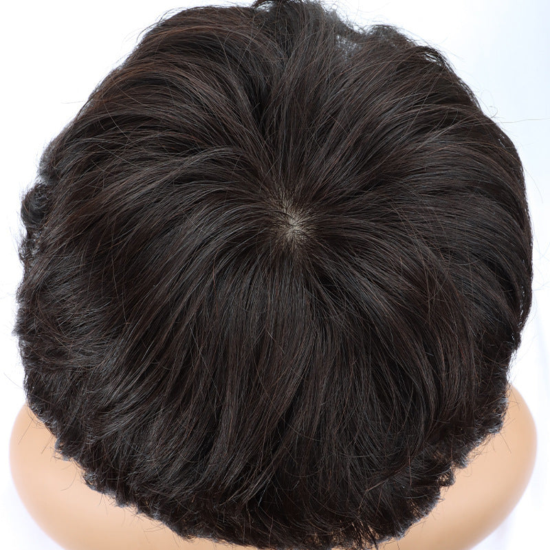 Women's Wig Sheath Texture Hot Dyeing