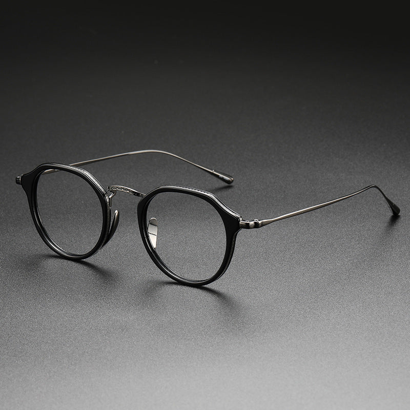 Japanese Titanium Frame Glasses Frame Special-interest Design Retro
