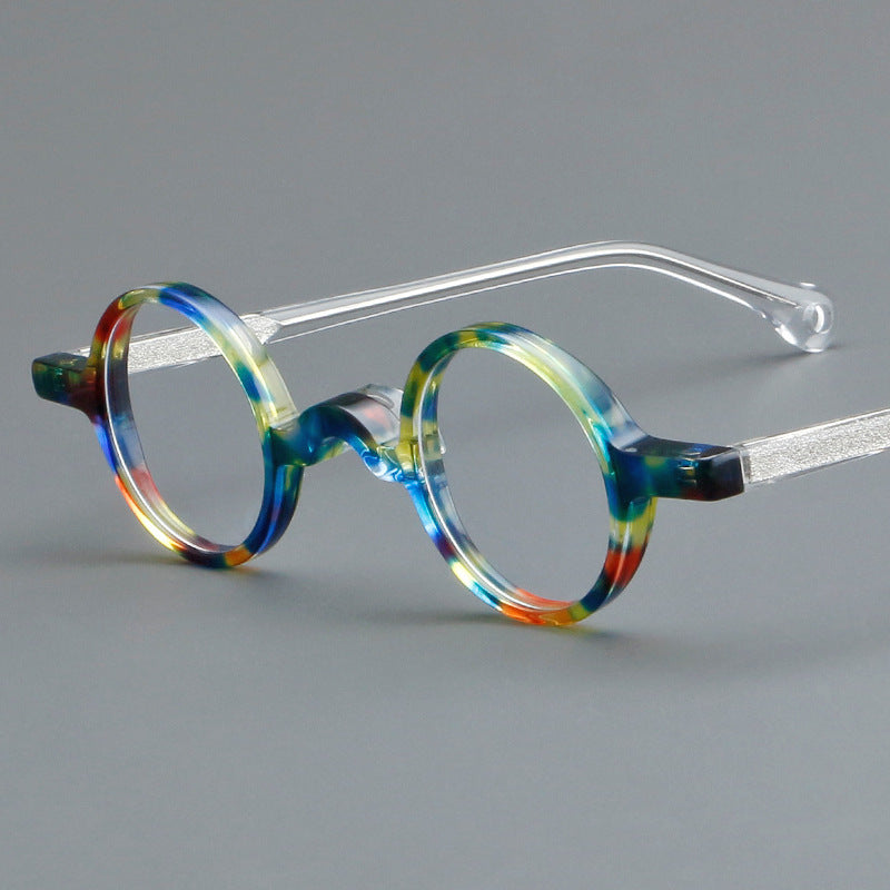 Acetate Frames Retro Round Glasses