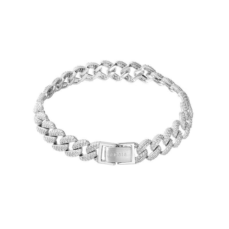 Simple Unisex Style Random Combination Cuban Bracelet