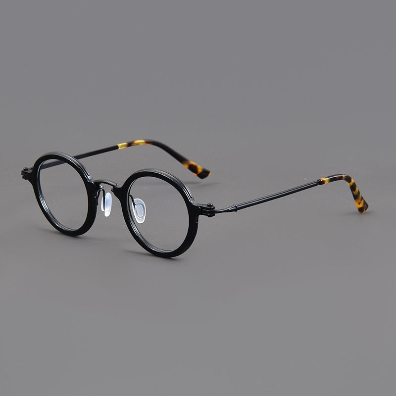 Pure Titanium Fashion Retro Trend Anti-blue Light Glasses