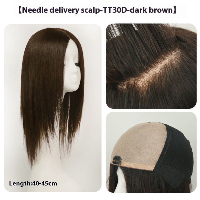 Lace Wig Can Be Dyed And Ironed Full Head Cover