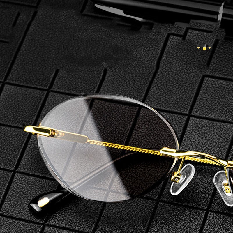 Red Leaf Crystal Glasses Frameless