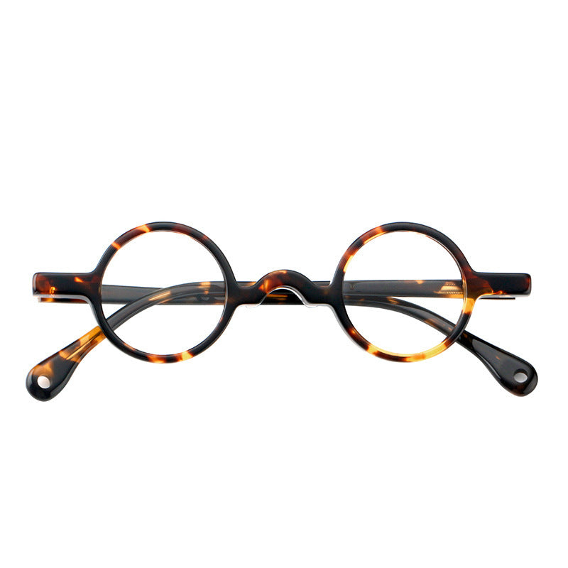 Acetate Frames Retro Round Glasses