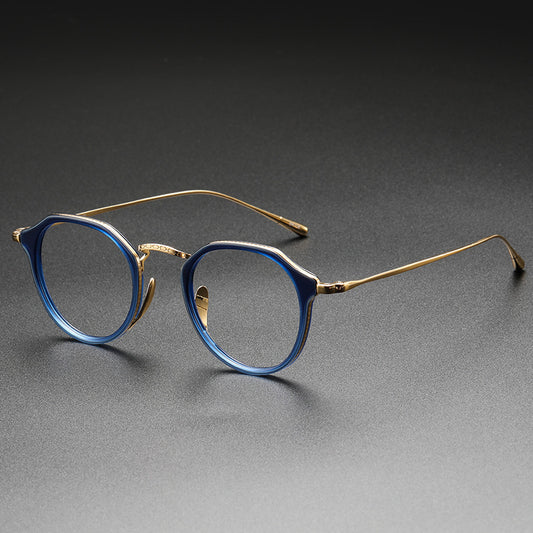 Japanese Titanium Frame Glasses Frame Special-interest Design Retro