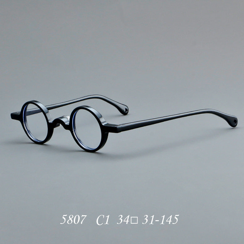 Acetate Frames Retro Round Glasses